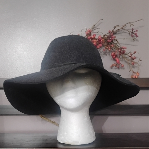Phenix Wool Adjustable Band Dark Heather Gray Fedora NWT - Picture 11 of 13